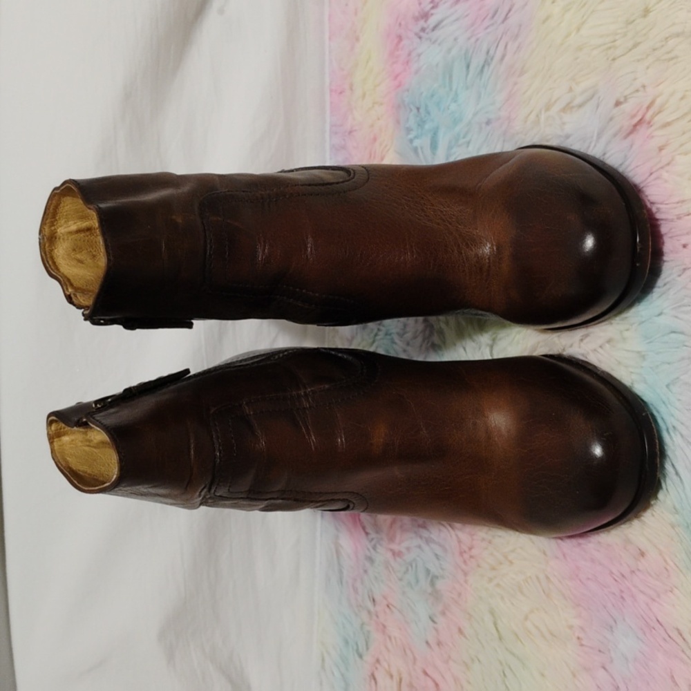 SALE! Frye Patty Artisan Zip Up Boots Sz.7M Gently Worn (#8 CRATE) - Picture 5 of 16